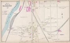 Manchester - Ward 6, New Hampshire State Atlas 1892 Uncolored